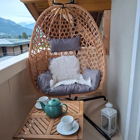 Lovely Rita Studio, Modern - Balcony And Mountain View - Center Appartement Kaprun